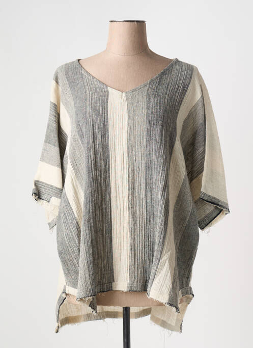 Blouse gris OZAI N KU pour femme