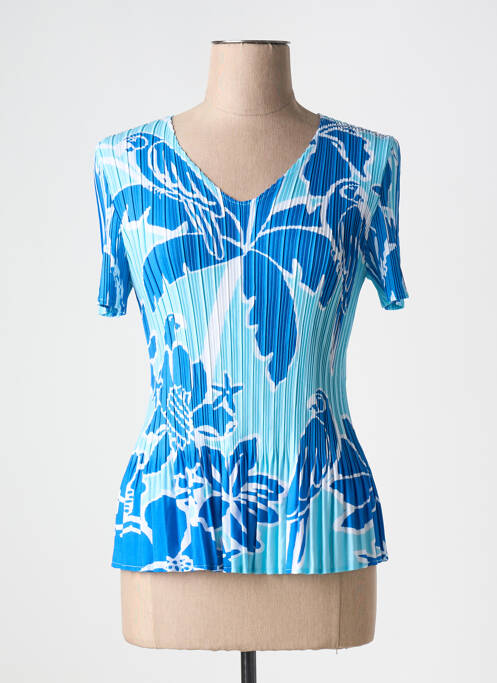 T-shirt bleu LEO & UGO pour femme