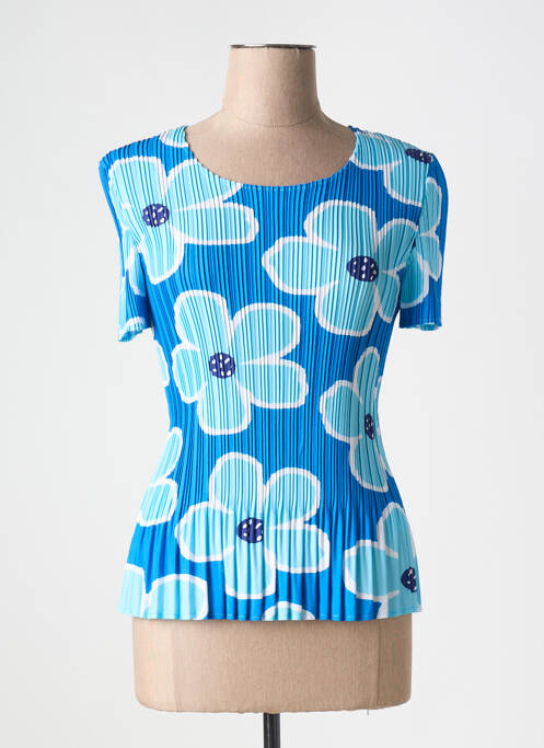 T-shirt bleu LEO & UGO pour femme