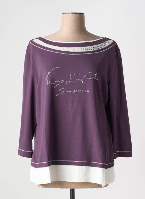 T-shirt violet ELISA CAVALETTI pour femme