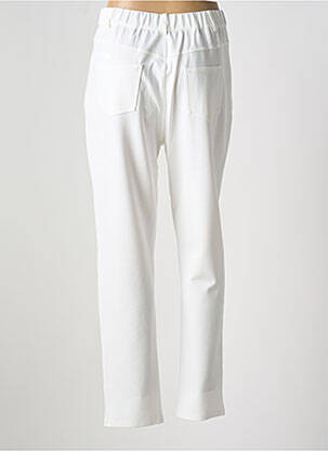 Pantalon slim taille élastique taille normale beige LEO & UGO femme
