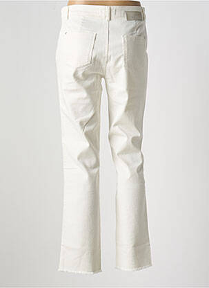 Jeans coupe droite stretch taille normale beige EVA KAYAN femme