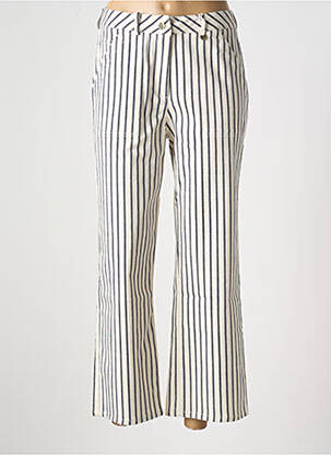 Pantalon 7/8 stretch taille normale beige LOLA CASADEMUNT femme