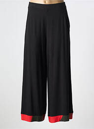 Pantalon large poches taille normale noir OZAI N KU femme
