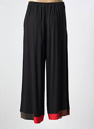 Pantalon large poches taille normale noir OZAI N KU femme