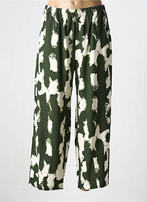 Pantalon droit taille haute taille haute vert GERSHON BRAM femme