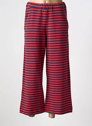 Pantalon 7/8 taille haute taille haute rouge ALEMBIKA femme