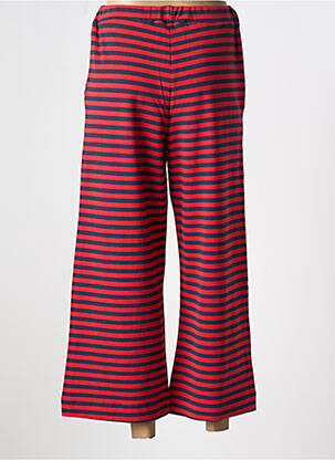 Pantalon 7/8 taille haute taille haute rouge ALEMBIKA femme
