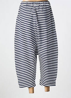 Sarouel stretch taille haute bleu ALEMBIKA femme