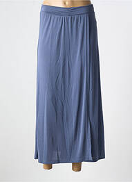 Jupe longue coupe fluide bleu SURKANA femme