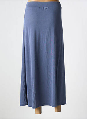 Jupe longue coupe fluide bleu SURKANA femme