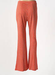 Pantalon flare rouge SURKANA pour femme seconde vue