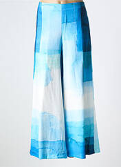 Pantalon large bleu K pour femme seconde vue