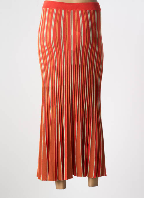 Jupe longue orange SURKANA pour femme