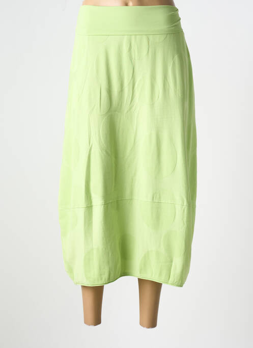 Jupe longue vert VETONO pour femme