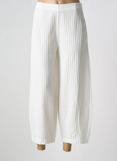 Pantalon 7/8 blanc K pour femme