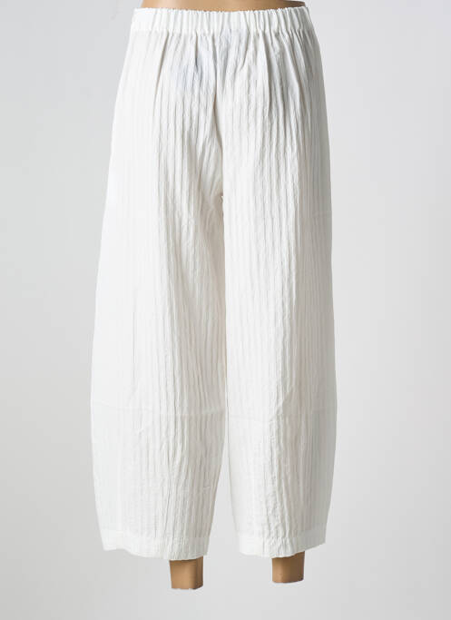 Pantalon 7/8 blanc K pour femme