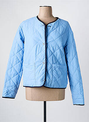 Doudoune poches sans capuche bleu JULIE GUERLANDE femme