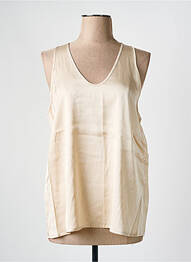 Top coupe fluide sans manche beige ESPRIT femme