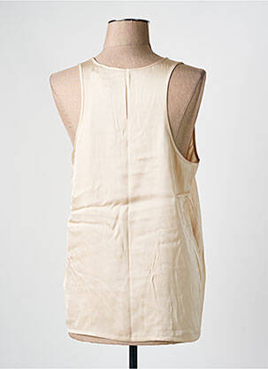 Top coupe fluide sans manche beige ESPRIT femme