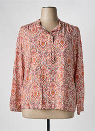 Blouse imprimé fleurs manches longues rose C'EST BEAU LA VIE femme
