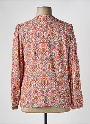 Blouse tissage popeline manches longues rose C'EST BEAU LA VIE femme
