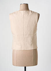 Gilet sans manche beige C'EST BEAU LA VIE pour femme seconde vue