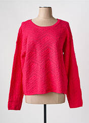 Pull rose C'EST BEAU LA VIE pour femme seconde vue