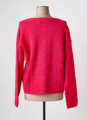Pull rose C'EST BEAU LA VIE pour femme seconde vue