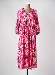 Robe longue rose JULIE GUERLANDE pour femme seconde vue
