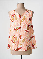 Top orange C'EST BEAU LA VIE pour femme seconde vue