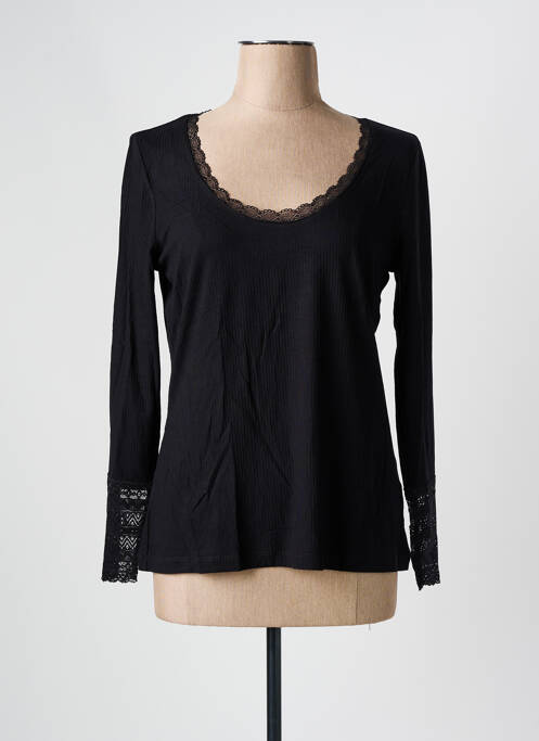T-shirt manches longues manches longues noir ESPRIT femme