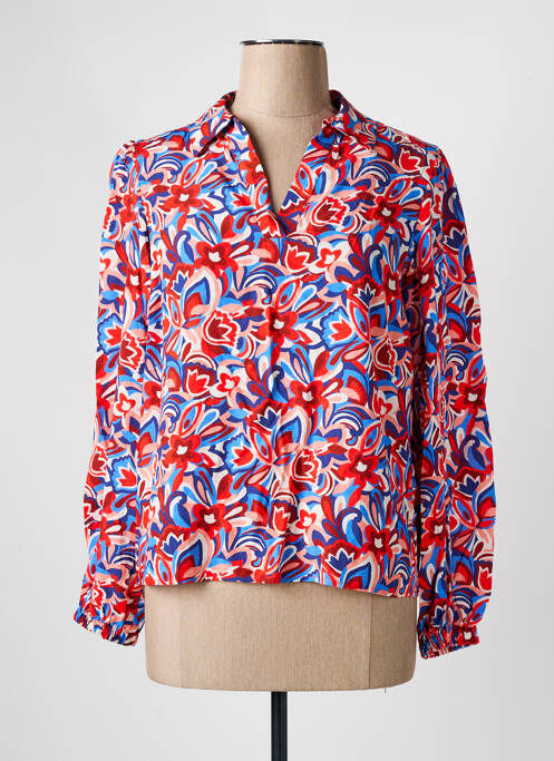 Blouse rouge JULIE GUERLANDE pour femme