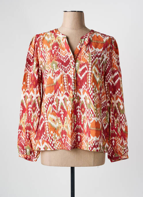 Chemisier orange JULIE GUERLANDE pour femme