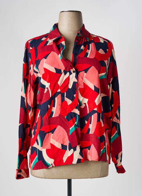 Chemisier rouge C'EST BEAU LA VIE pour femme