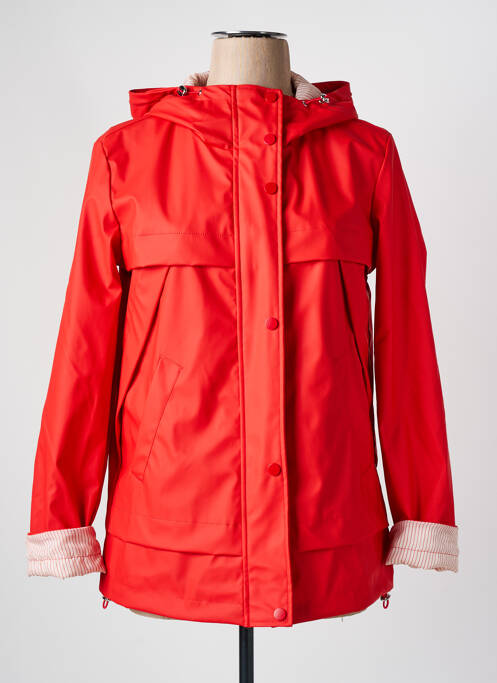Imperméable rouge JULIE GUERLANDE pour femme