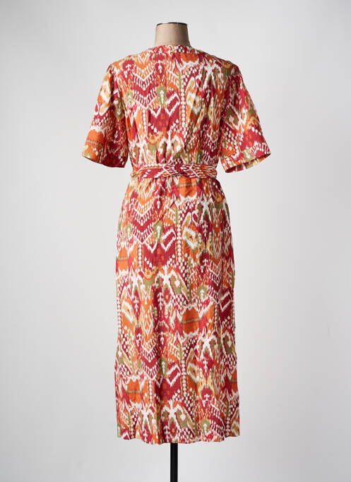 Robe longue orange JULIE GUERLANDE pour femme