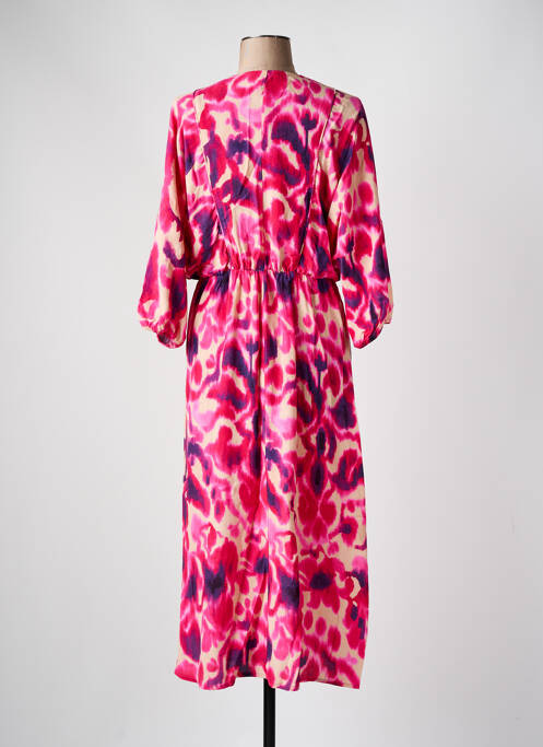 Robe longue rose JULIE GUERLANDE pour femme