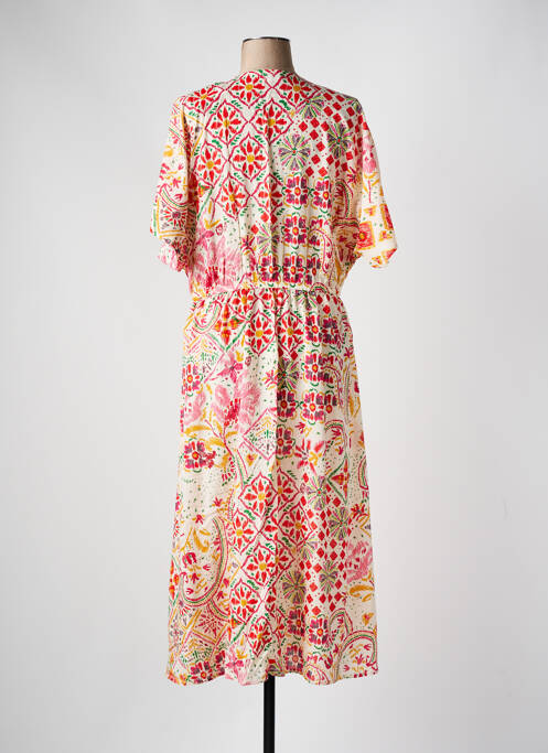 Robe longue rouge C'EST BEAU LA VIE pour femme