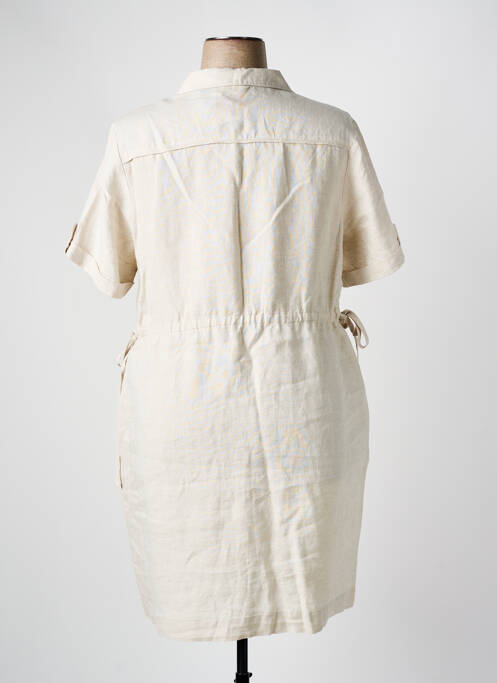 Robe mi-longue beige JULIE GUERLANDE pour femme