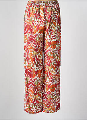 Pantalon large poches rouge JULIE GUERLANDE femme