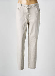 Pantalon droit stretch taille normale gris CECIL femme