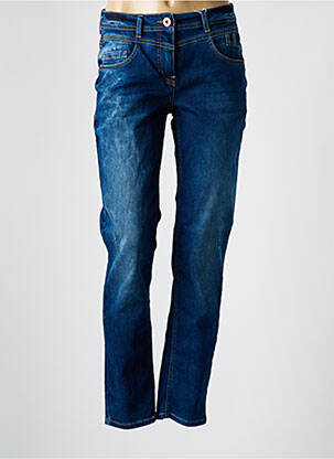 Jeans coupe slim stretch taille normale bleu CECIL femme