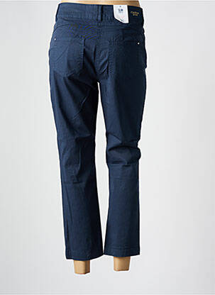 Pantalon 7/8 stretch taille normale bleu C'EST BEAU LA VIE femme