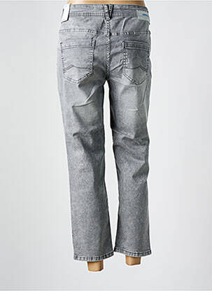 Jeans coupe droite stretch taille normale gris CECIL femme