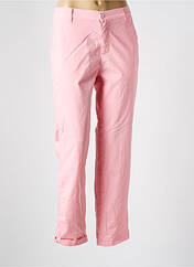 Pantalon chino rose HAPPY pour femme seconde vue