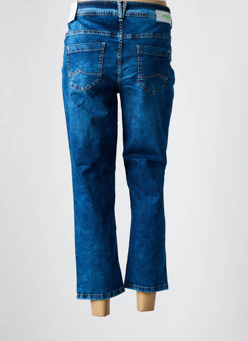 Jeans coupe droite stretch taille normale bleu CECIL femme