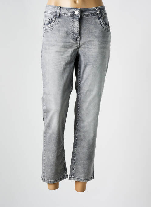 Jeans coupe droite gris CECIL pour femme
