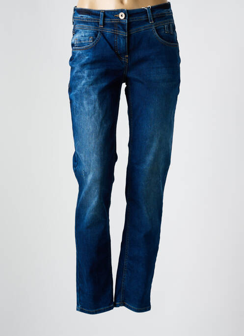 Jeans coupe slim bleu CECIL pour femme