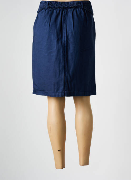 Jupe mi-longue bleu JULIE GUERLANDE pour femme